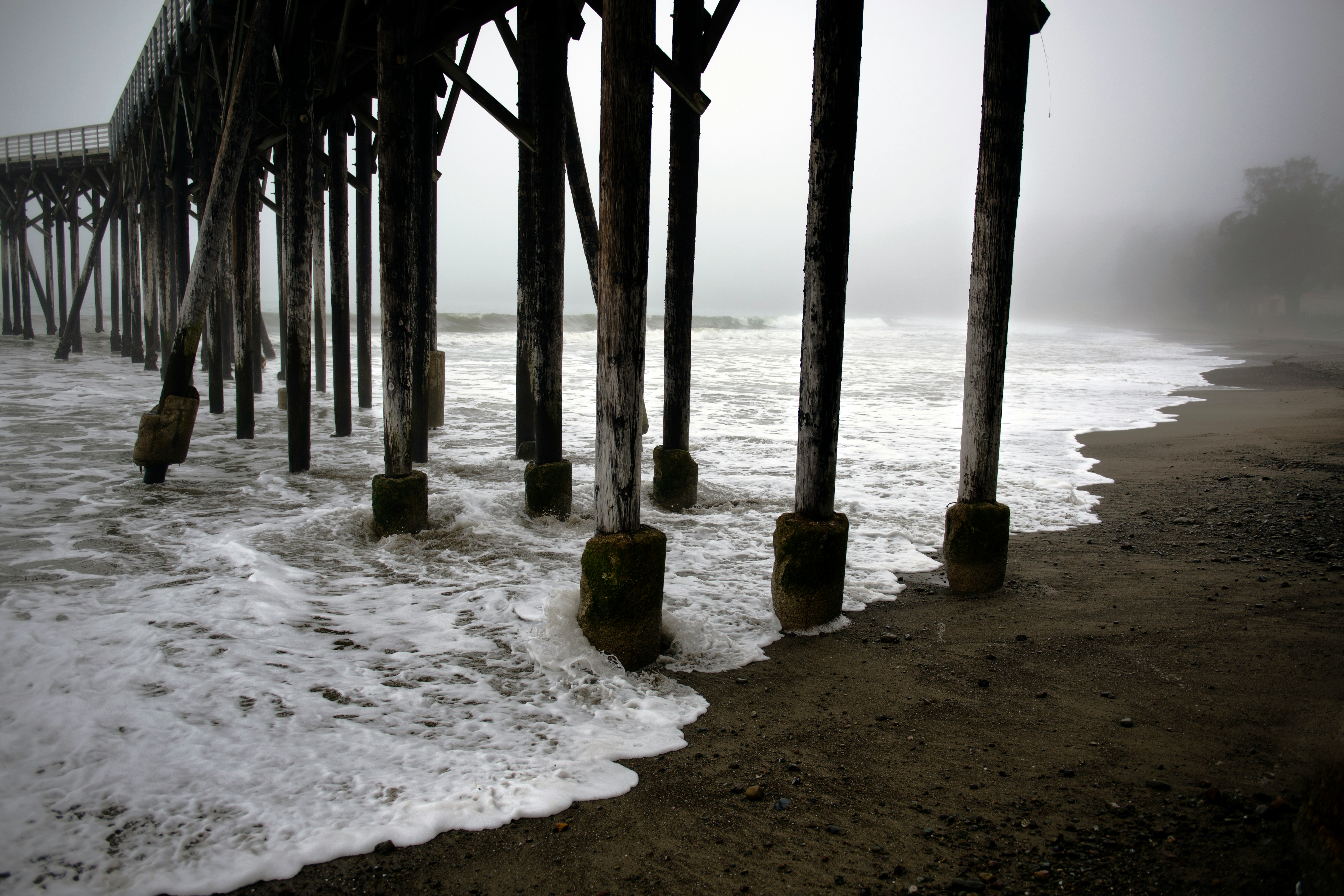 crashing waves